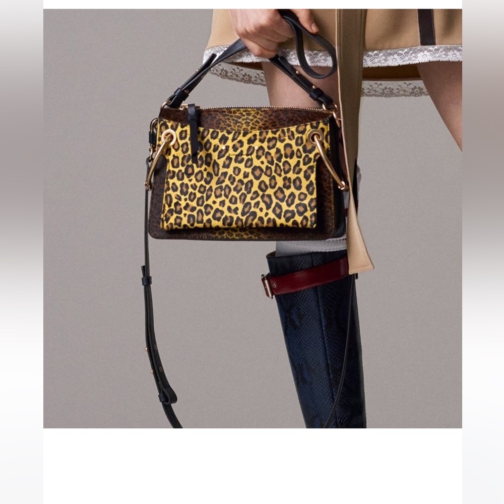 Chloe Roy Leopard Handbag; NWT